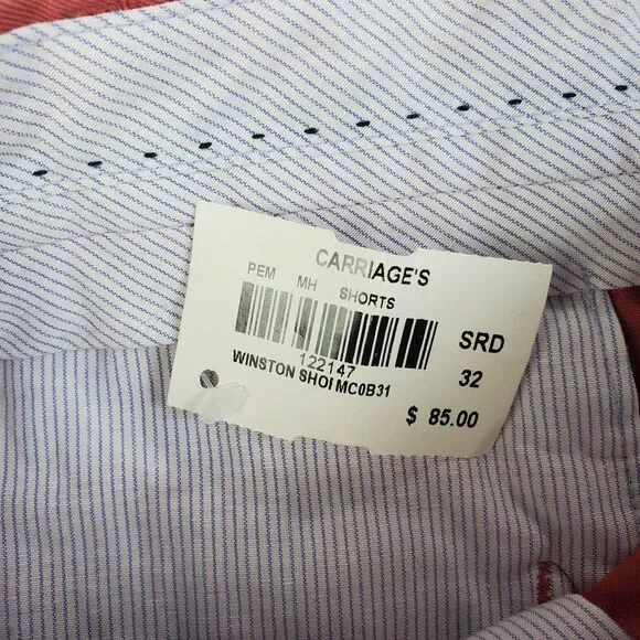 Peter Millar Shorts Mens *31×9 Pink Winston Washed Twill MC0B31 Casual Golf‎ NWT - Picture 3 of 10